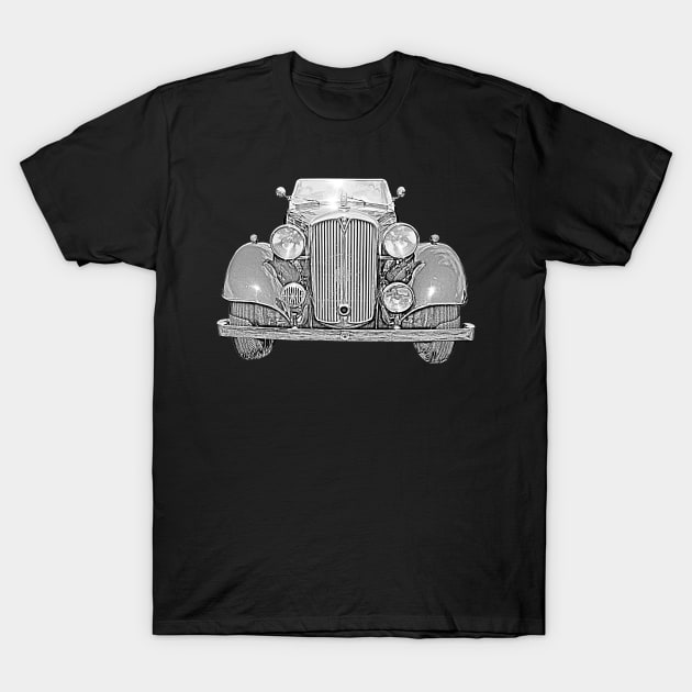 Rover 12 P1 1930s British classic car T-Shirt by soitwouldseem